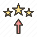 rating, stars, favorite, feedback, achievement, review, bookmark