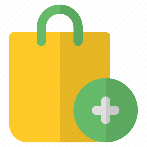 Add, shopping bag, plus, new, ecommerce icon - Download on Iconfinder