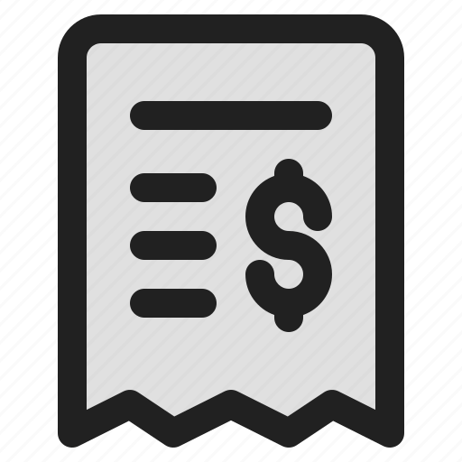 Receipt, bill, invoice, payment icon - Download on Iconfinder