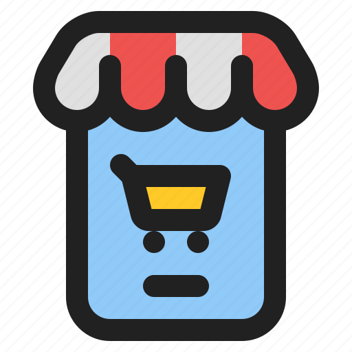 Smartphone, store, shopping, ecommerce icon - Download on Iconfinder