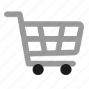 cart, commerce, e, shop, empty, shopping