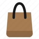 bag, commerce, e, shop, shopping, brown, paper