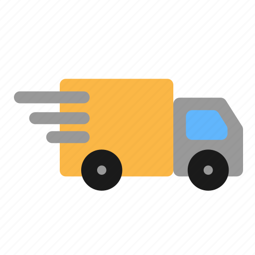 Commerce, e, fast, shop, truck, shipping, vihacel icon - Download on Iconfinder