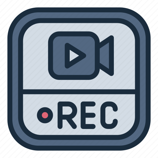 Video, recording, record, play, multimedia, camera icon - Download on Iconfinder