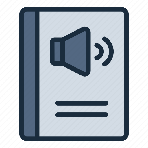 Audio, book, listening, sound, course, learning, education icon - Download on Iconfinder