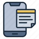 notes, phone, document, note, app, course, learning, education, smartphone