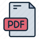 pdf, file, folder, archive, format, storage, data, document