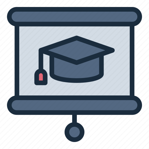 Presentation, learn, classroom, course, learning, online, education icon - Download on Iconfinder