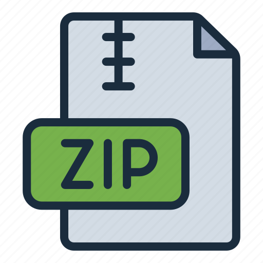 Zip, file, folder, archive, format, storage, compress icon - Download on Iconfinder