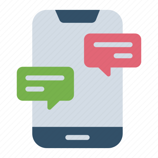 Discussion, online, phone, smartphone, talk, conversation, chat icon - Download on Iconfinder