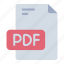 pdf, file, folder, archive, format, storage, data, document 