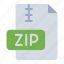 zip, file, folder, archive, format, storage, compress, data, document 