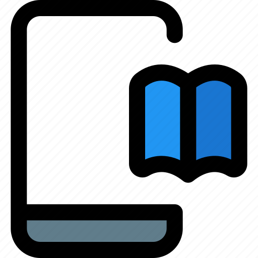 Book, mobile, education, device icon - Download on Iconfinder