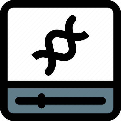Dna, monitor, education, science icon - Download on Iconfinder