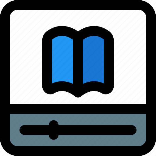 Open, book, monitor, education icon - Download on Iconfinder
