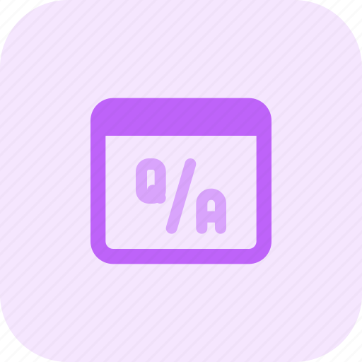 Browser, education, question, answer icon - Download on Iconfinder