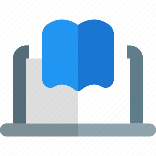Book, laptop, education, knowledge icon - Download on Iconfinder