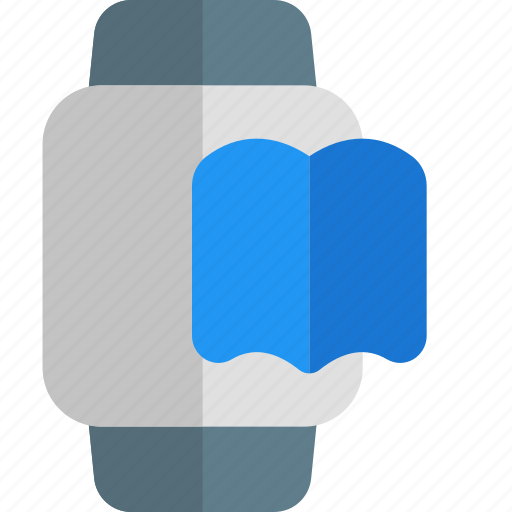 Book, smartwatch, education, learning icon - Download on Iconfinder