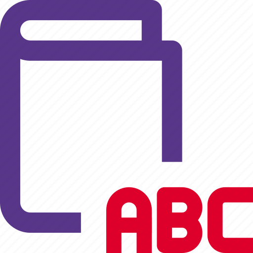 Book, abc, education, language icon - Download on Iconfinder
