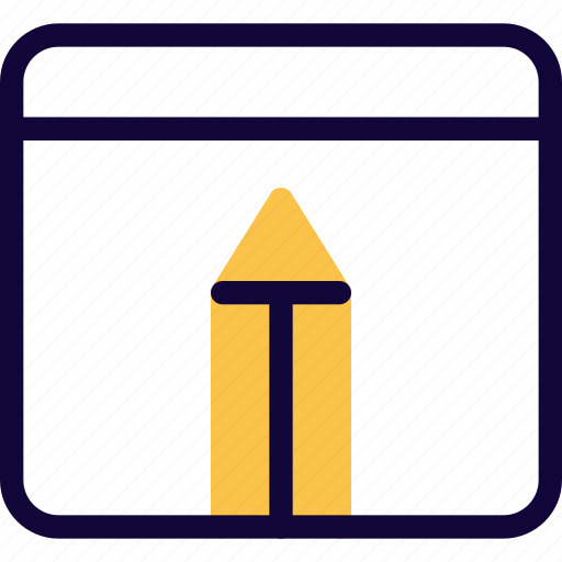 Pencil, browser, education icon - Download on Iconfinder