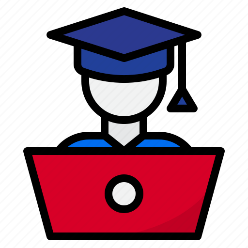 Elearning, graduate, education, school, learn, study icon - Download on Iconfinder