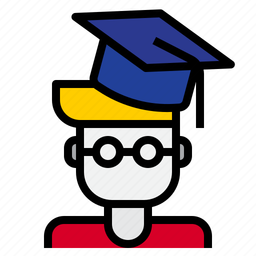 Graduate, 1, education, school, learn, study icon - Download on Iconfinder