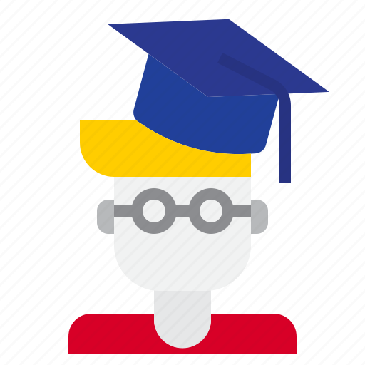 Graduate, 1, education, school, learn, study icon - Download on Iconfinder