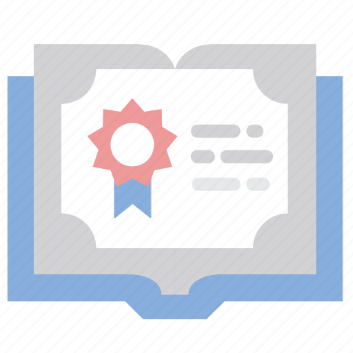 Certificate, certification, diploma, grade, reading icon - Download on Iconfinder