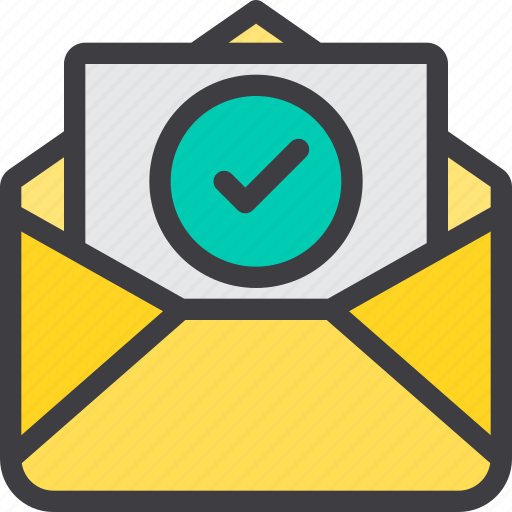 Check, communication, email, letter, mail, paper icon - Download on Iconfinder
