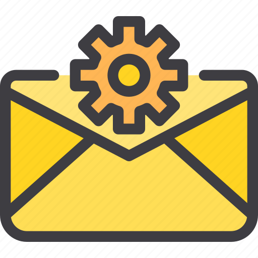 Communication, email, letter, mail, setting icon - Download on Iconfinder