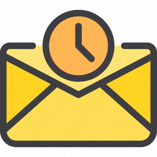 Communication, email, letter, mail, time icon - Download on Iconfinder