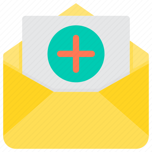 Add, communication, email, letter, mail, paper icon - Download on Iconfinder