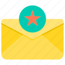 best, communication, email, letter, mail, star