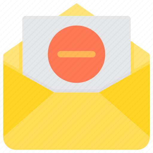 Communication, delete, email, letter, mail, paper icon - Download on Iconfinder