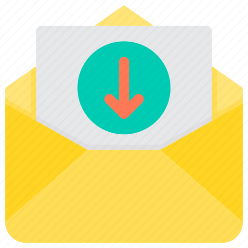 Communication, download, email, letter, mail, paper icon - Download on Iconfinder