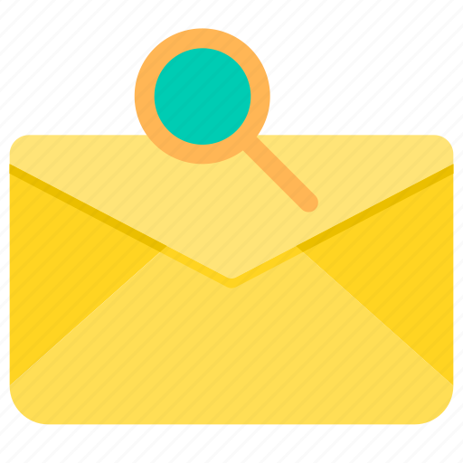 Communication, email, letter, mail, search icon - Download on Iconfinder