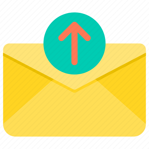 Communication, email, letter, mail, upload icon - Download on Iconfinder