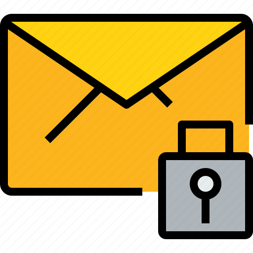 Address, communication, e, information, lock, mail, mailbox icon - Download on Iconfinder