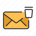 communucation, delete, email, envelope, interface, mail