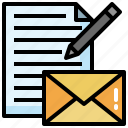 edit, message, envelope, email, communications