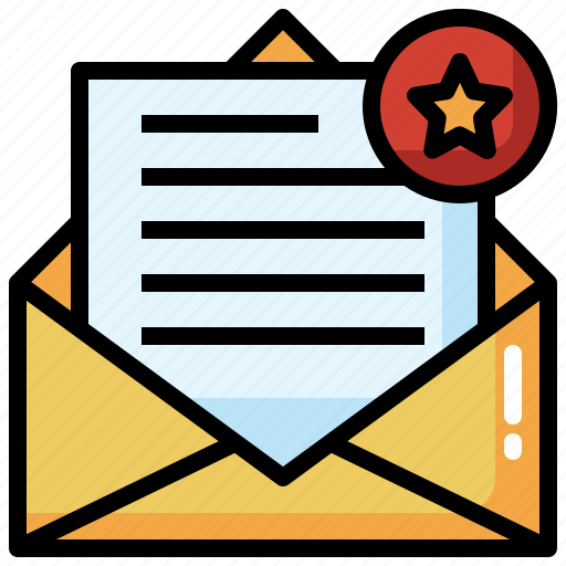 Favorite, message, envelope, email, communications icon - Download on Iconfinder