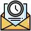 time, message, envelope, email, communications 