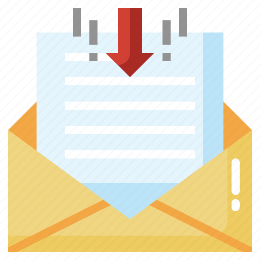 Inbox, message, envelope, email, communications icon - Download on Iconfinder