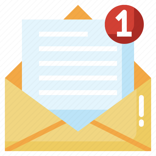 Notifications, message, envelope, email, communications icon - Download on Iconfinder