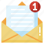 notifications, message, envelope, email, communications 
