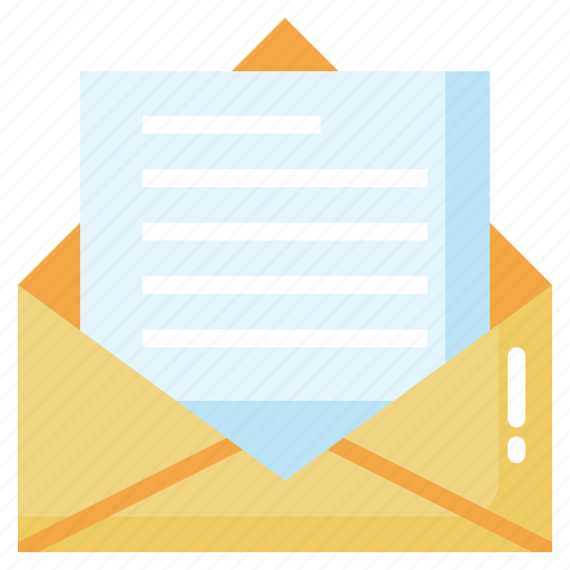 Open, message, envelope, email, communications icon - Download on Iconfinder