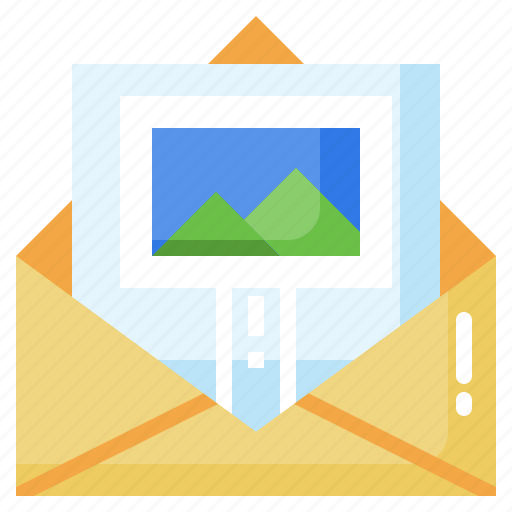Picture, message, envelope, email, communications icon - Download on Iconfinder