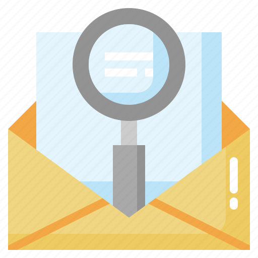 Search, message, envelope, email, communications icon - Download on Iconfinder