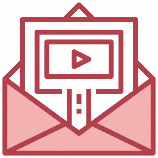 Mail, video, message, envelope, email, communications icon - Download on Iconfinder