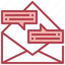 message, envelope, email, communications